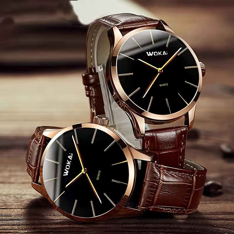 Suitable For Watch With Retro Faux Leather Canvas Korean-style Strap - Temu  Spain