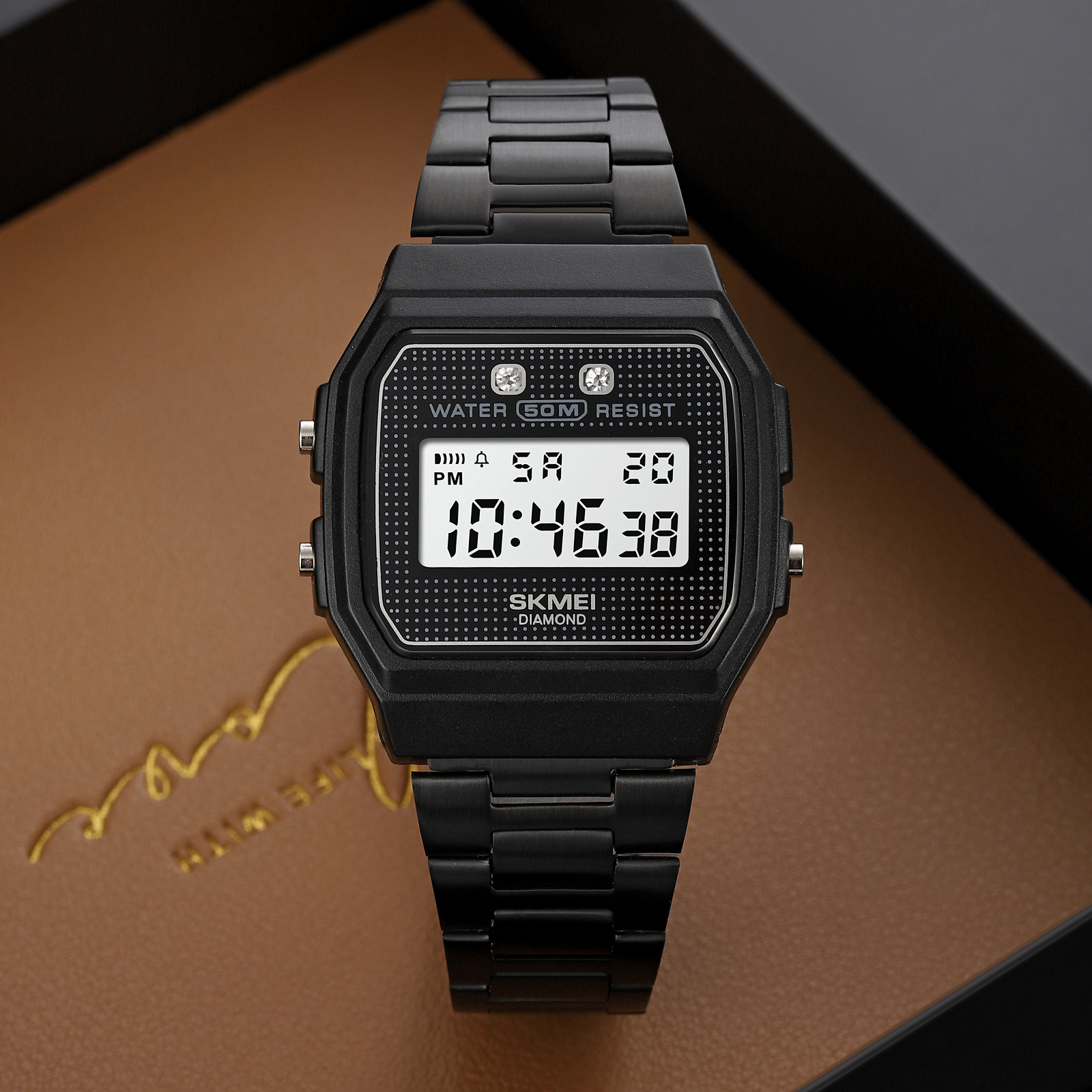 Reloj Hombre Casio GST-W300-1AER G-Shock Analogico-Digital. Negro.
