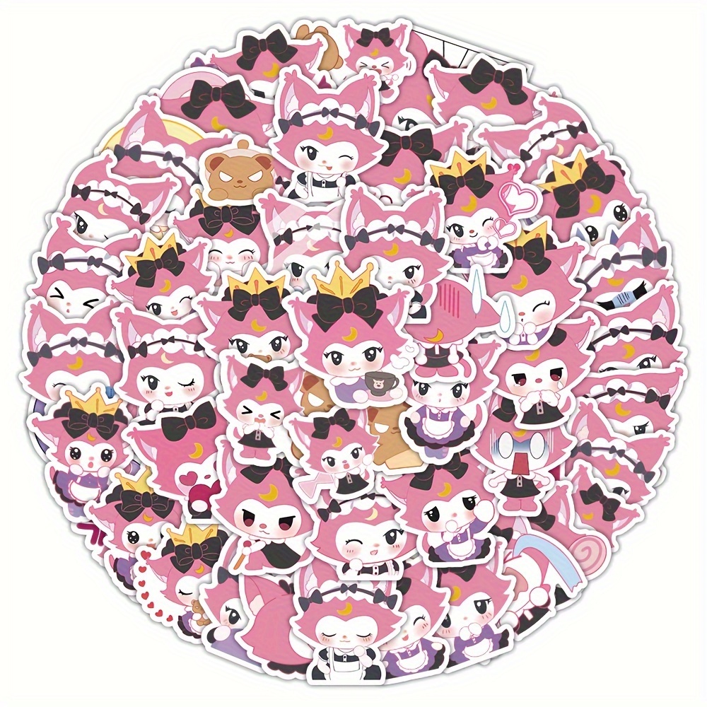 Temu 4pcs 8pcs Kawaii Rabbit Stickers Diy Washi Material Sticker