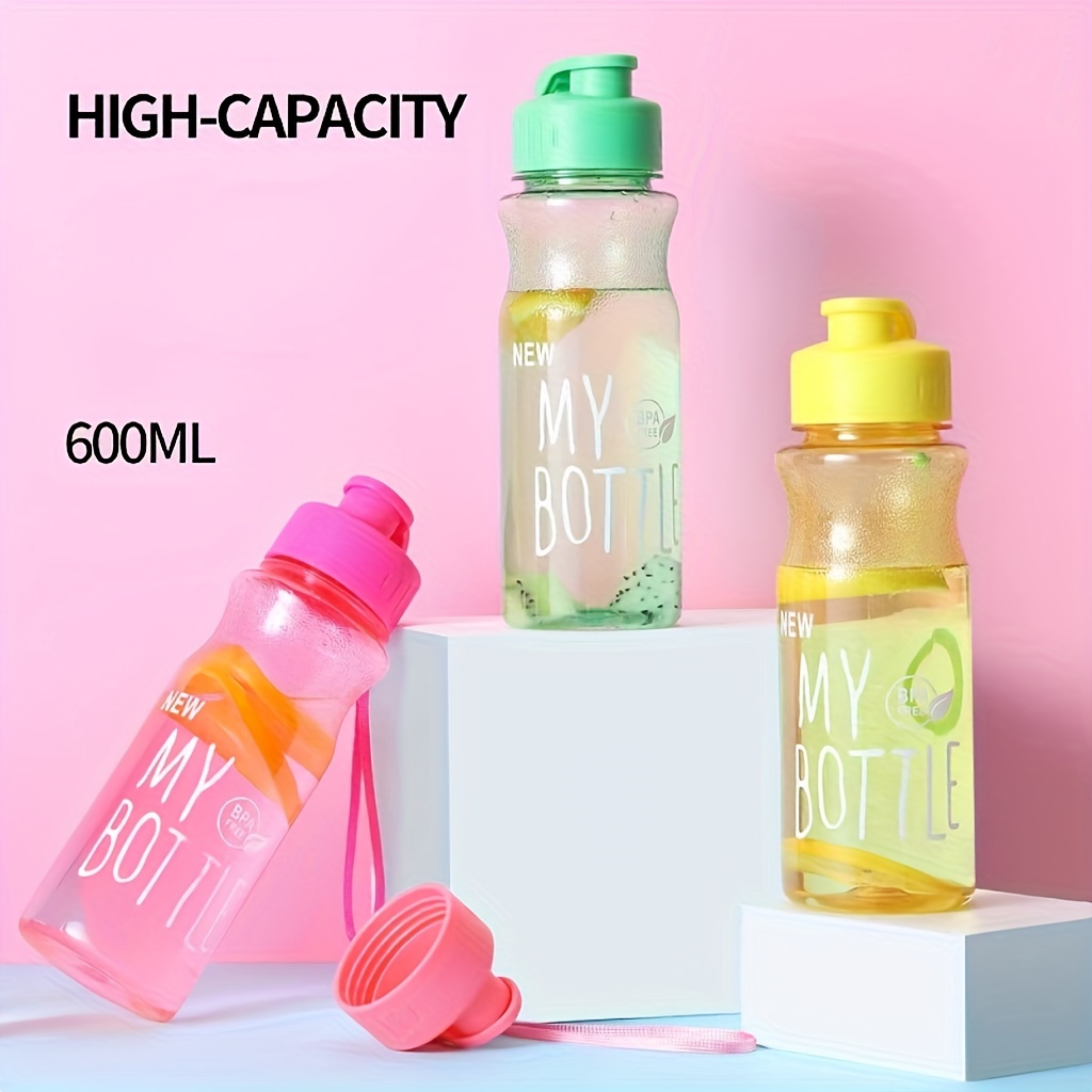 600ml Deer Horn Water Bottles For Girls Kids PP Plastic Travel Drinking  Bottle School Durable BPA Free Tea Mug Outdoor Camping