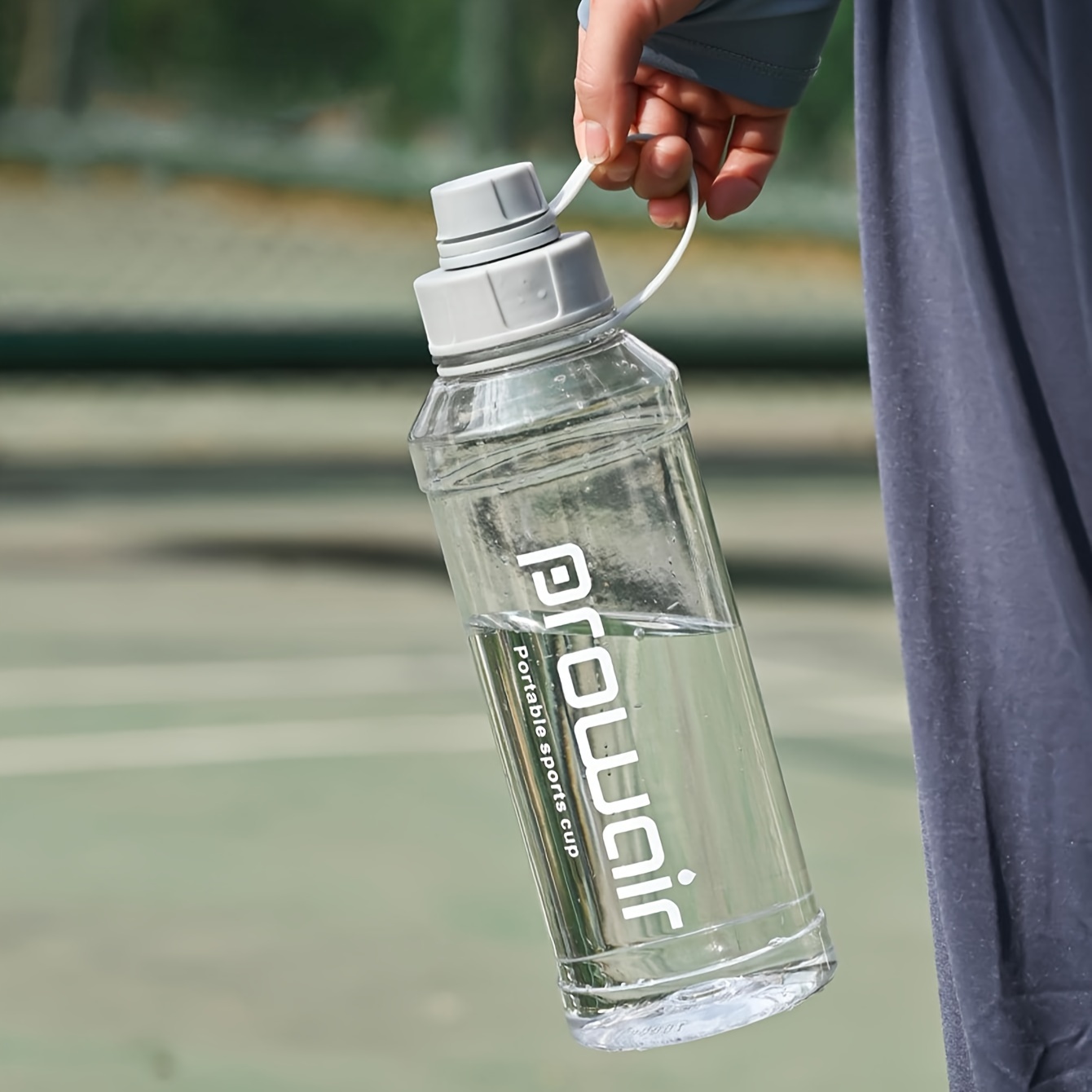1pc 1100ml Large Capacity Plastic Water Bottle For Men, Portable Outdoor  Sports & Fitness Kettle, Big Space Cup