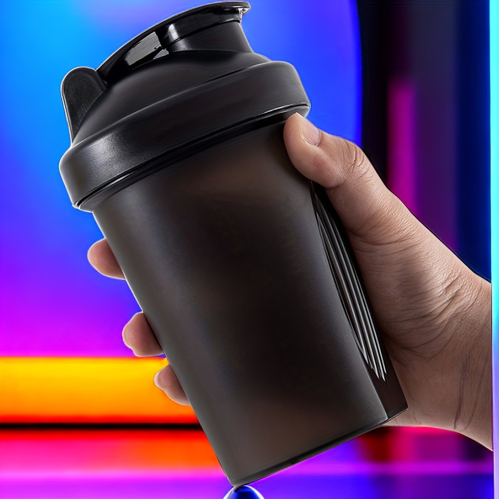 1pc 550ml/18 Oz Electric Protein Shaker Bottle, Made With Tritan