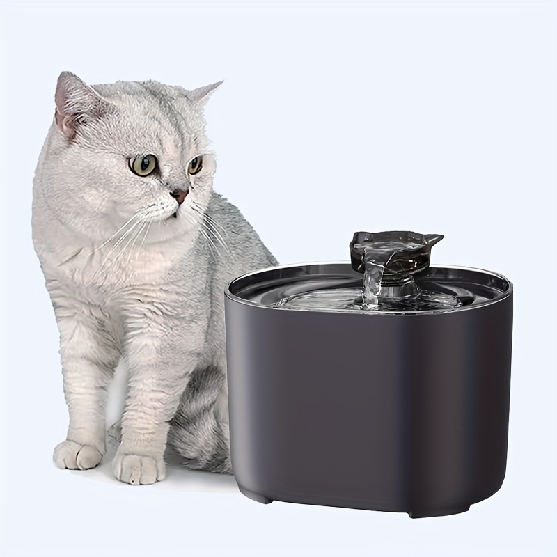 Round Pet Water Fountain Automatic Circulation Cat Water - Temu