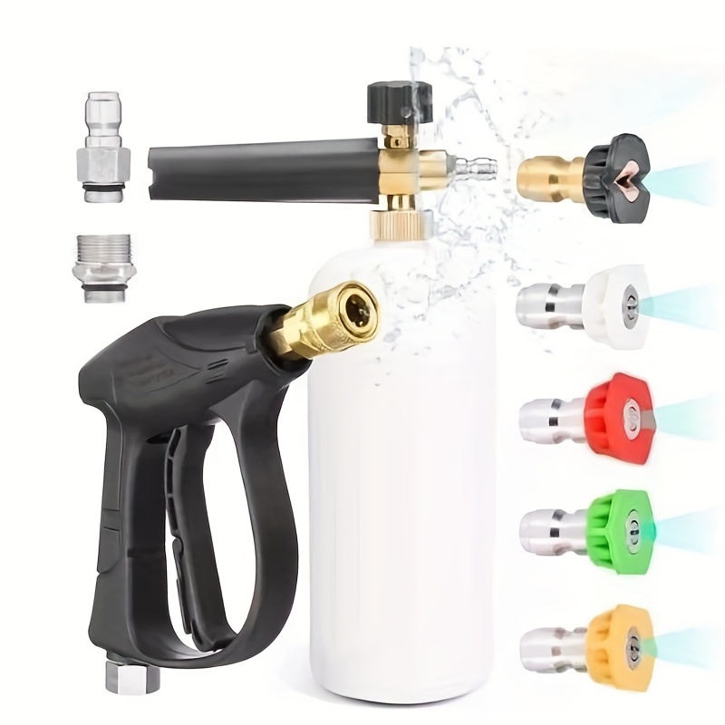 Household Car Wash High Pressure Water Gun Accessories Quick - Temu