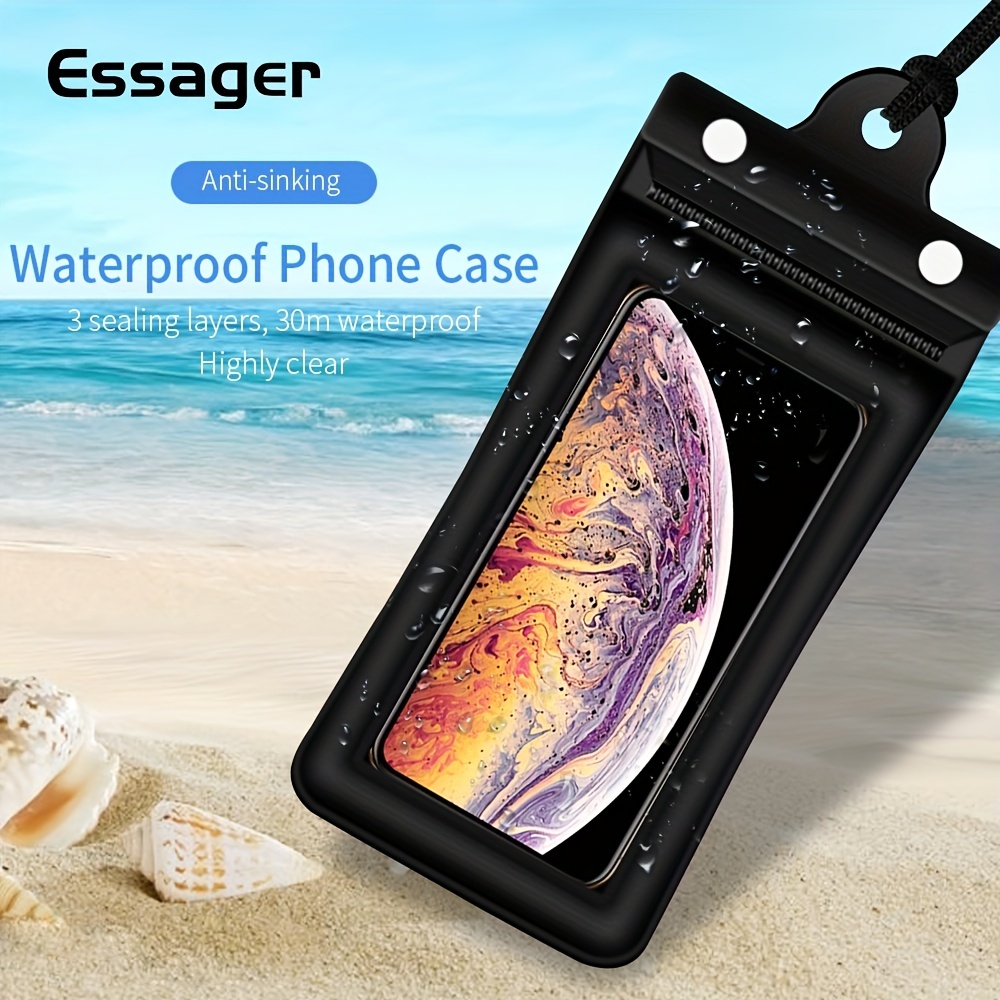 Case-Mate - IP68 Waterproof Phone Pouch/Case [Touchscreen Compatible] -  Floating Waterproof Phone Case w/Crossbody Lanyard for iPhone 14 Pro Max/  13
