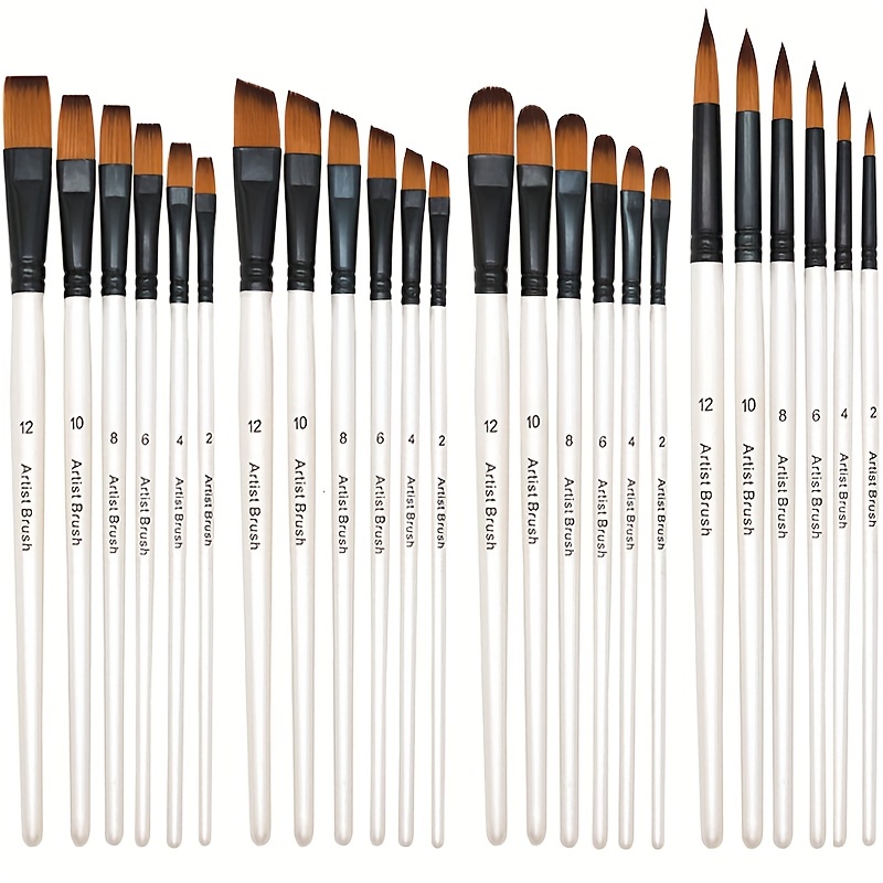 11pcs Detail Paint Brushes Extra Fine Tips Professional Miniature