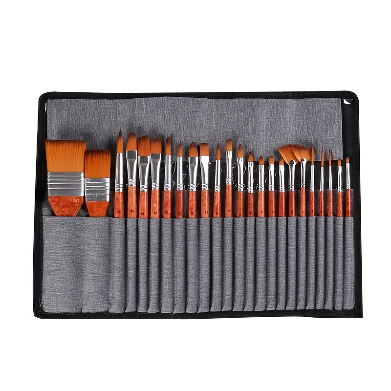 Soft Wool Craft Brushes Pen Set Paint Brush for Pottery Ceramic Oil Acrylic  Watercolor Painting Drawing DIY Art Supplies