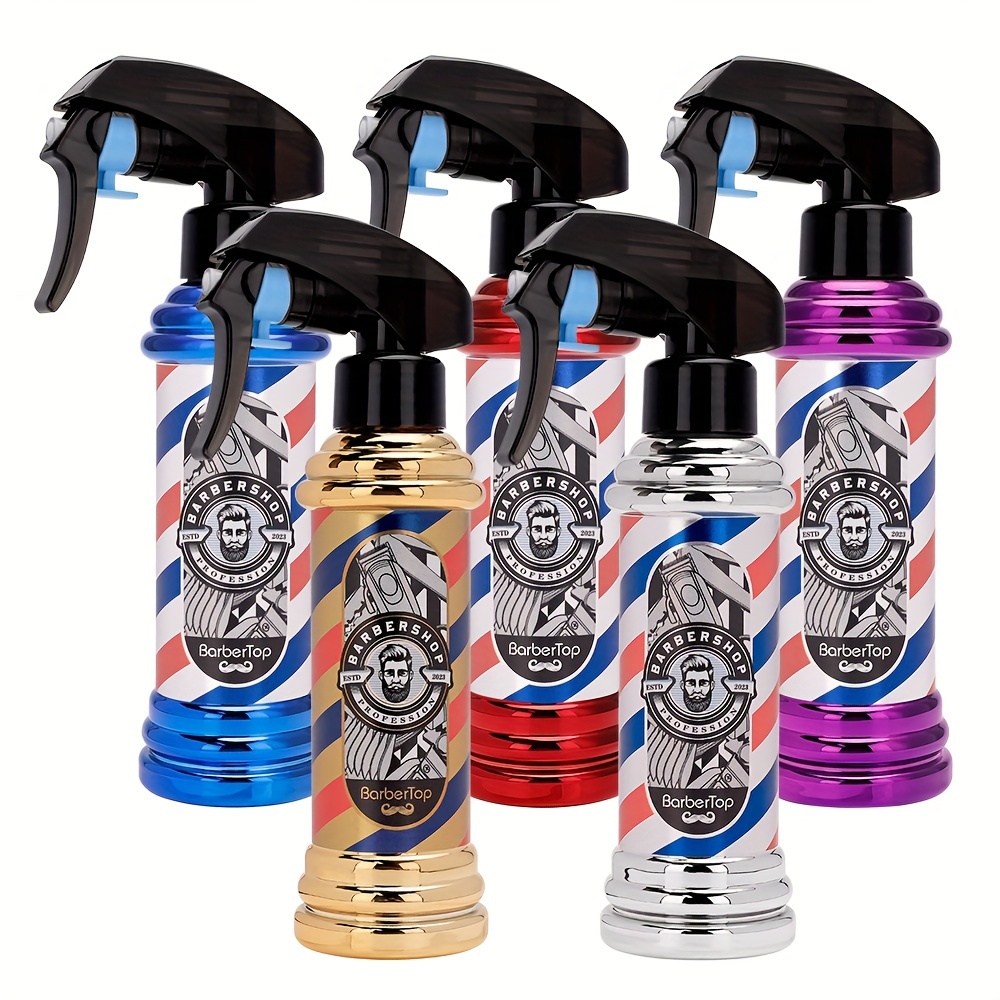 Botellas de spray pulverizador de agua continuo para cabello botella de  spray de belleza reutilizable para peluquería, limpieza, salón, plantas,  aromas y más (1 unidad negro)