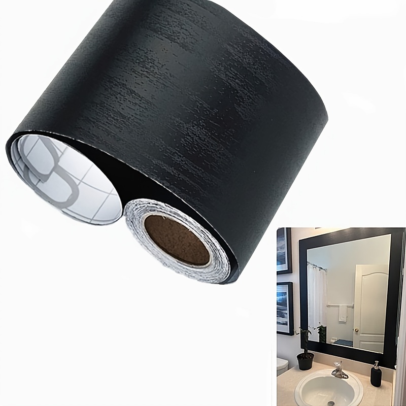  Loseta en muro adhesiva de color blanco y negro para cocina,  papel tapiz removible de 11.8 x 196.8 pulgadas, papel adhesivo con azulejos  para baño, papel tapiz de vinilo impermeable y