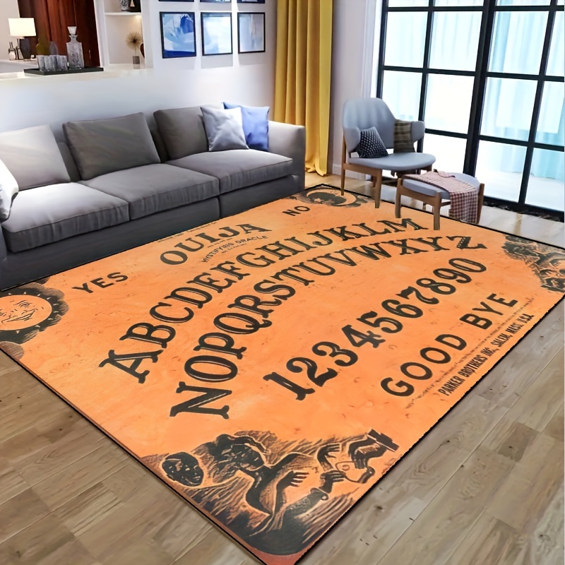 Dangerous Magical Game Ouija Board Pattern Area Rug Bedroom Living Room Kitchen  Rug Doormat Floor Mat Standing Mat Children Play Rug Carpet Bathroom – Yaxa  Store