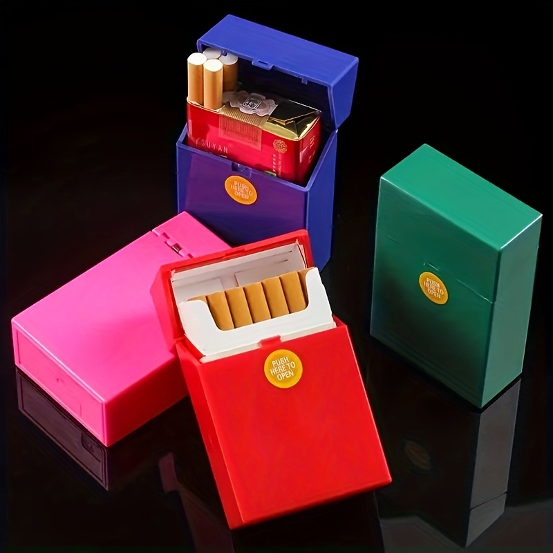 Zigarettenetui Stilvolle Lederoberfläche Metallbox Für 20 Zigaretten  Zigarettenbox Für Männer Und Frauen Ideales Geschenk Für Raucher Tabak  Zigarettenspitze Von 2,16 €
