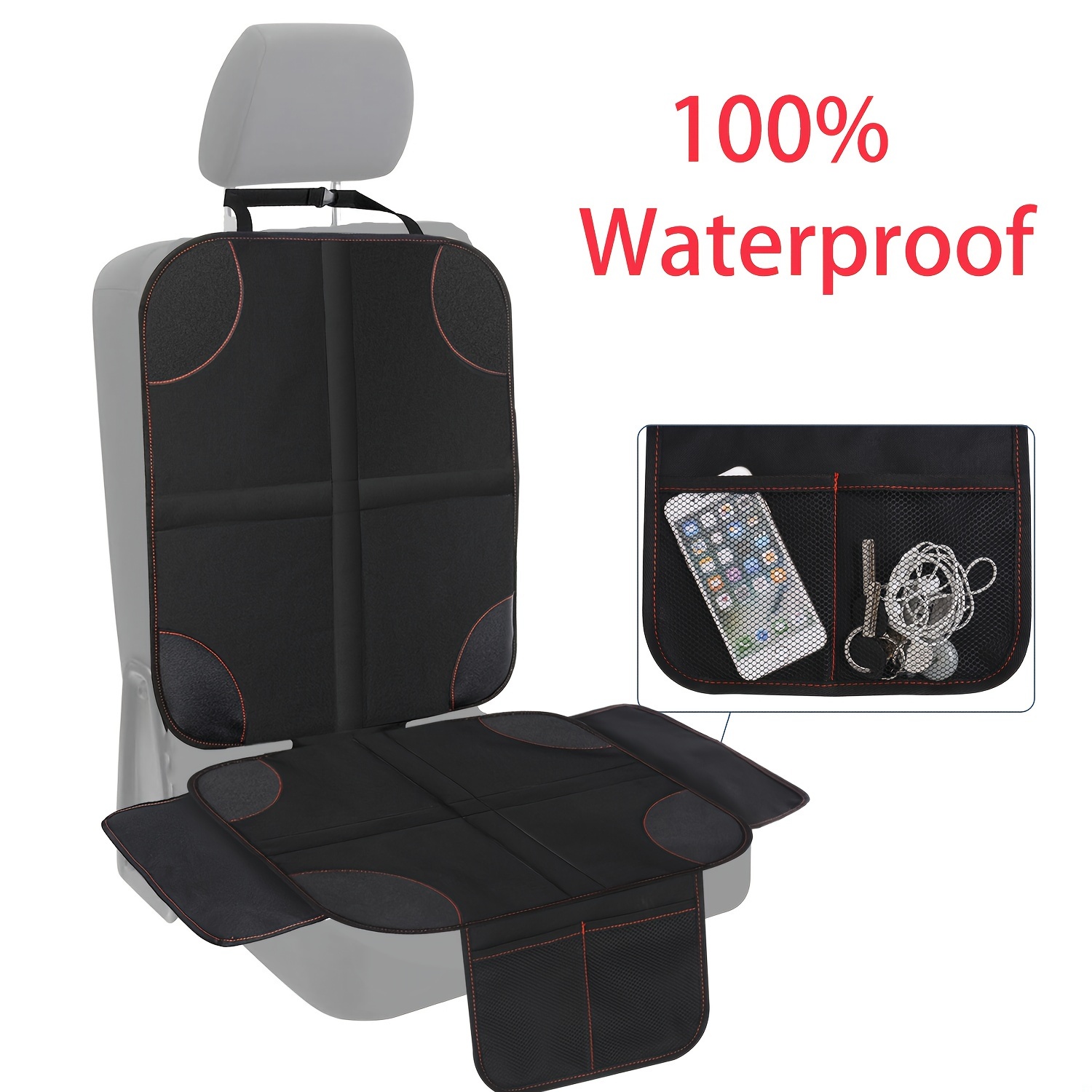 Handtuchbezug für Autositz, Slip-On Sitzauflage, Autositzbezug