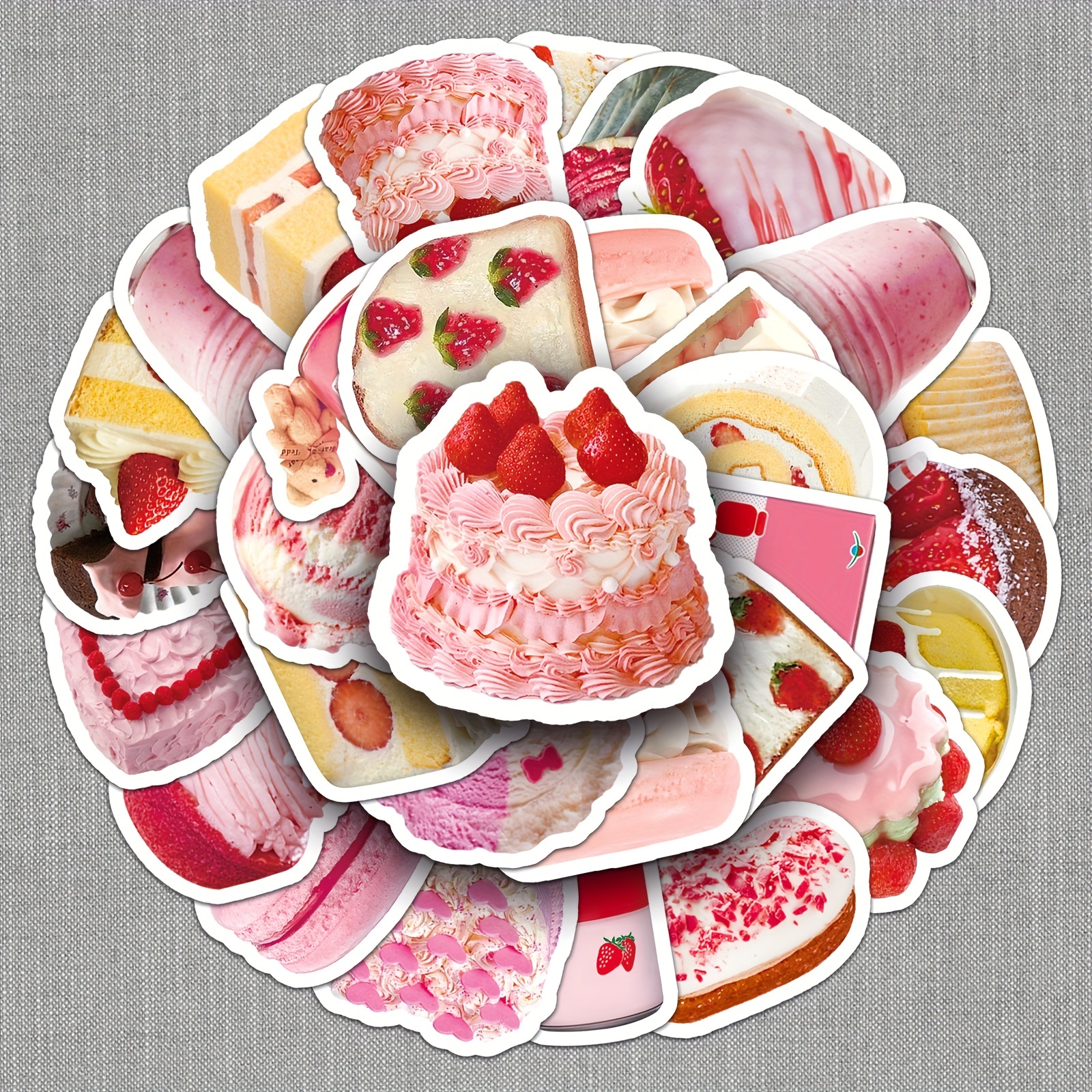 Sweet Cake Dessert Macaron 3d Puffy Stickers Scrapbooking - Temu