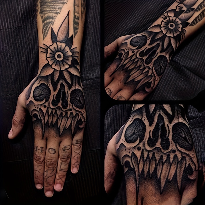 kid ink skeleton hand tattoo