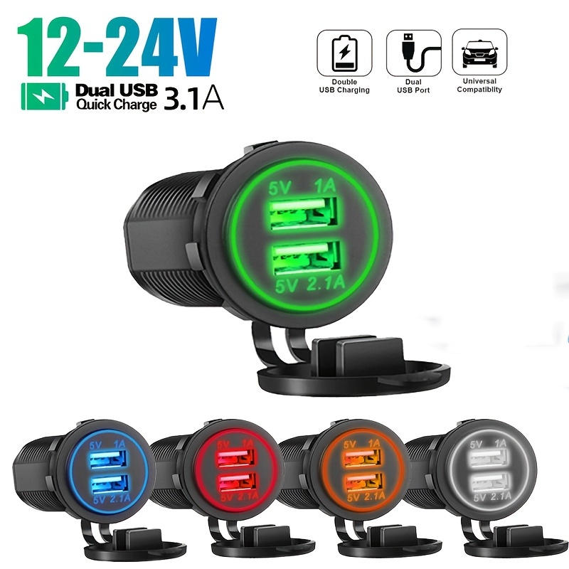 12v Usb Charger For Car - Free Returns Within 90 Days - Temu Hungary