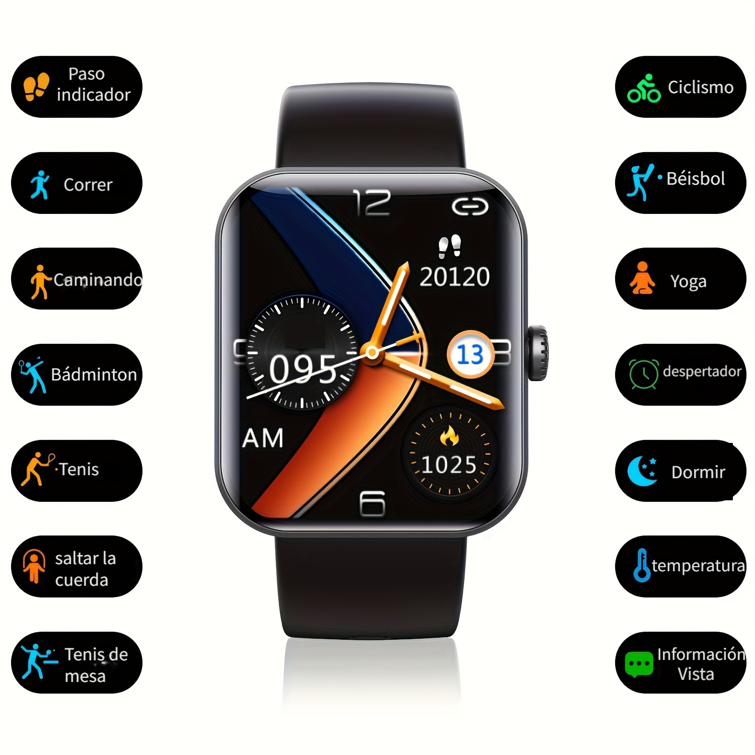  ZKCREATION Reloj inteligente para mujer con respuesta/hacer  llamadas, reloj inteligente Bluetooth para teléfonos Android e iOS, reloj  de presión arterial, reloj deportivo de fitness, reloj de : Electrónica