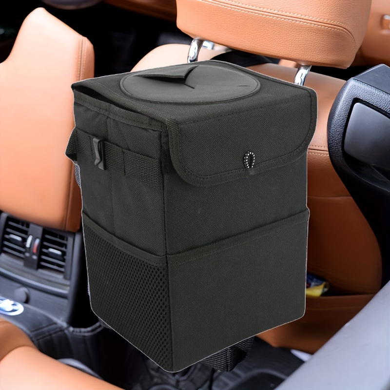 Car Trash Can With Lid - Temu