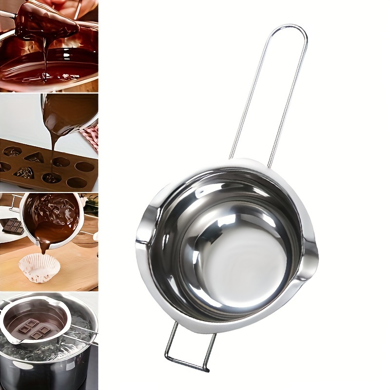 2 Pack Double Boiler Pot Set Stainless Steel Melting Pot for Melting  Chocolate Soap Wax Candle Making 600Ml and 1600Ml - AliExpress