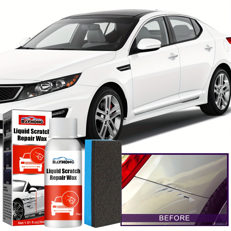 Comprar Spray reparador de arañazos para coche, Removedor de rayones en  blanco y negro para pulir autos, Removedor de protección contra rayones de  automóvil con autopintura para rayones profundos