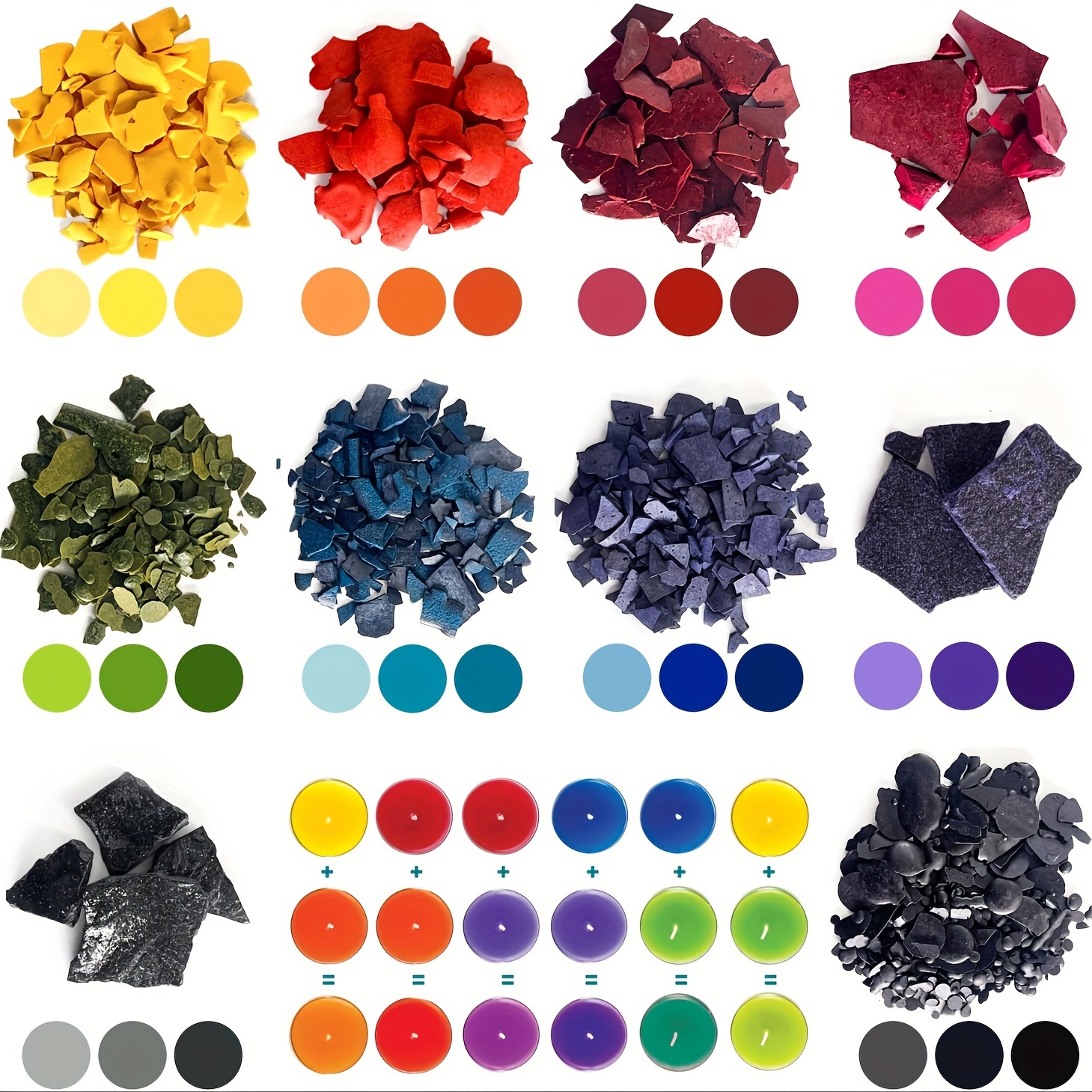 1 Juego 24 Colores Caja Esencia Color Velas Tinte Hacer - Temu Chile