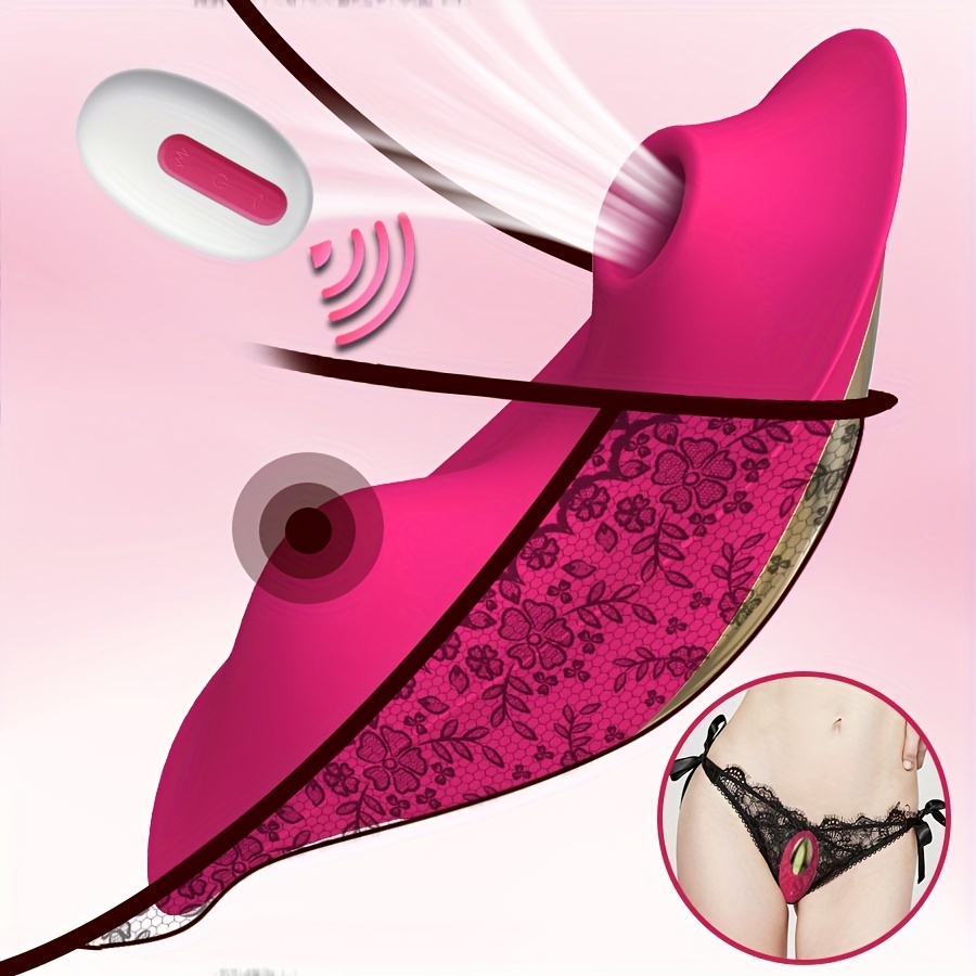 Women's Wearable Butterfly Panty Vibrator, Clitoral Adult Sex Toy with 9  Vibration Modes, Clitoral Butterfly Vibrator G-Spot Stimulator, Adult Toys