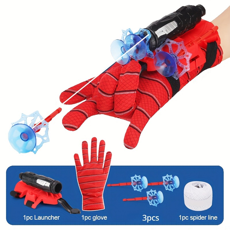 Spider Gloves Man Web Shooter Pour Enfants, Lanceur Spider Kids