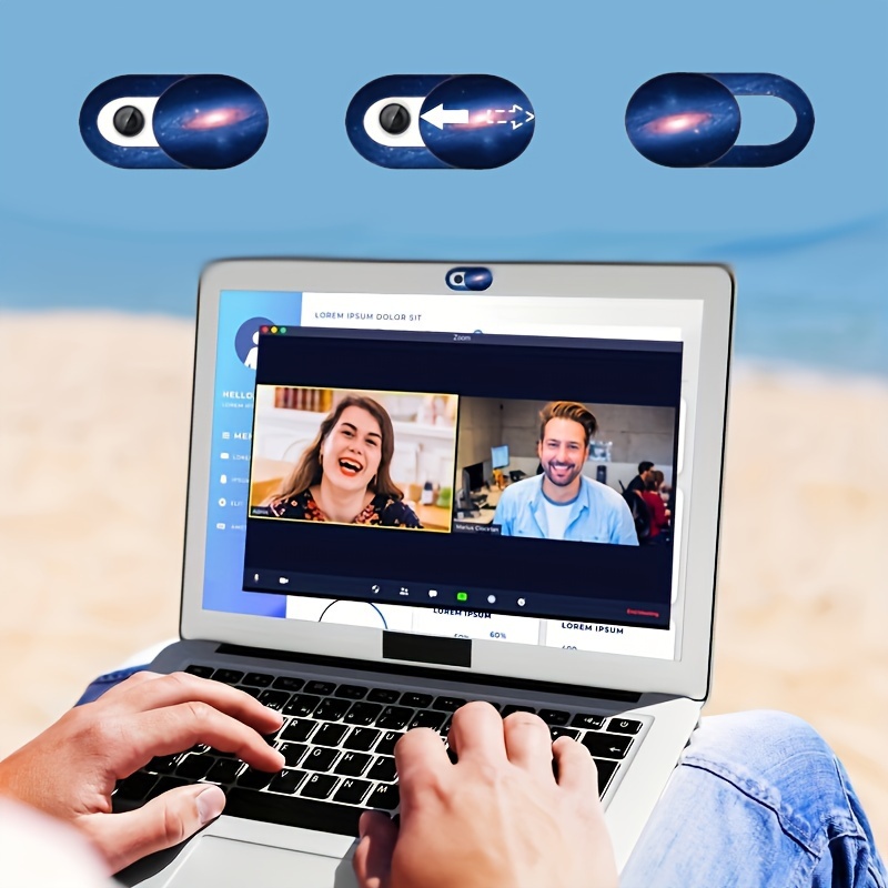 Kamera Abdeckung, Webcam Cover, dünn, Metall für Handy Laptop Tablet PC  Notebook