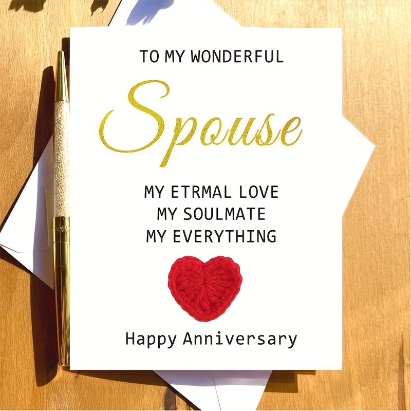 5 Year Anniversary Card Gifts For Him Husband, Happy 5Th Fifth Wedding  Anniversary Cards Gift For Men, Engraved Metal Wallet Insert, Unique Five  Year