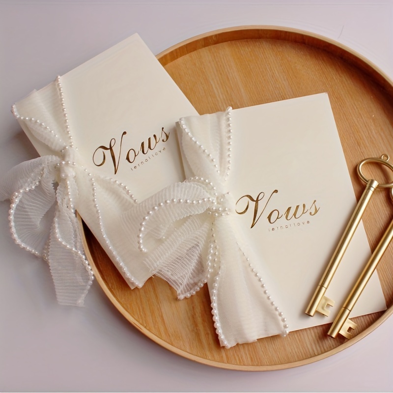 Simple Modern Creative Holiday Gifts Cards Wedding Vows - Temu