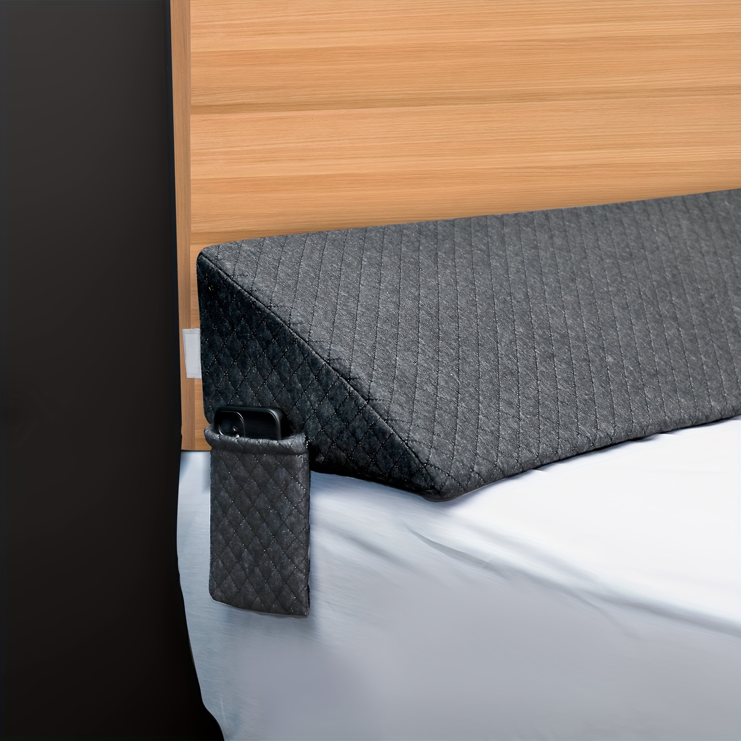  DEEPSHARK Relleno de espacio de cama para colchón Queen, esponja  45D de alta densidad, funda extraíble y lavable, relleno extensor de colchón  para espacio de cabecero, grietas de espacio de cama