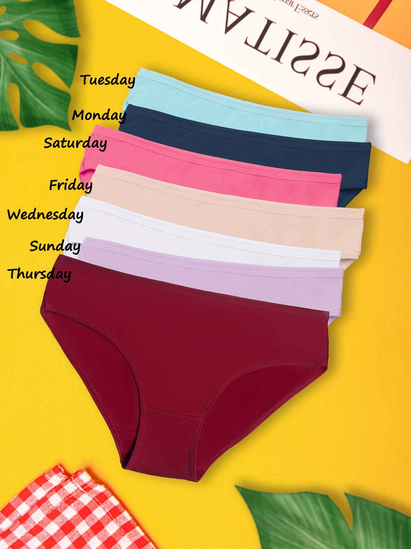 Days Of The Week Underwear Adults Temu