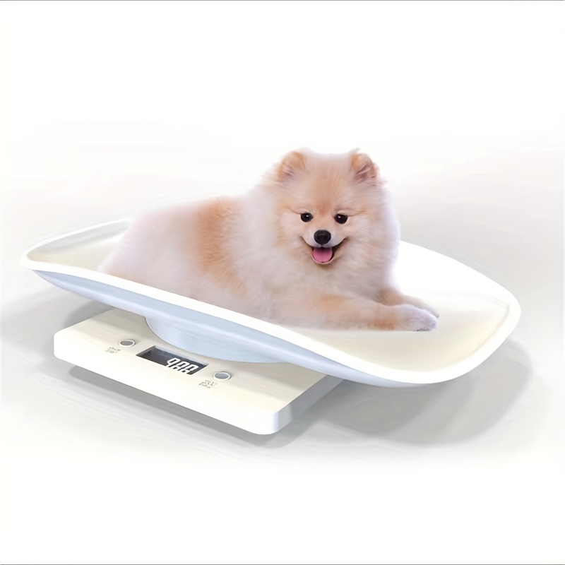 TOPINCN Pet Scale,10kg/1g Digital Small Pet Weight Scale for Cats