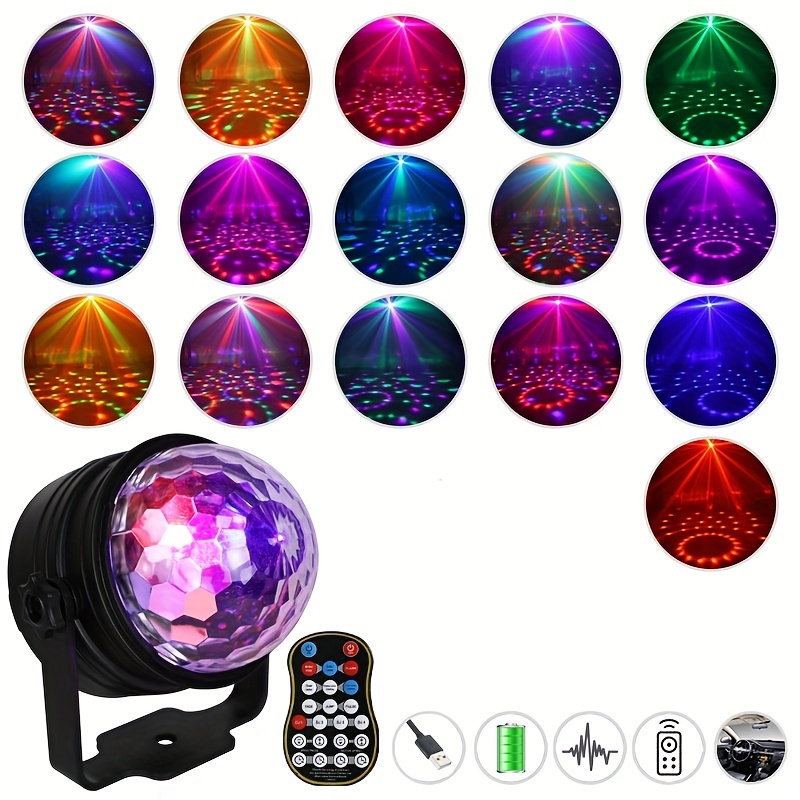 Disco Lights Party Free Shipping  Colorful Party Rotating Lamp - Disco Ball  Color - Aliexpress