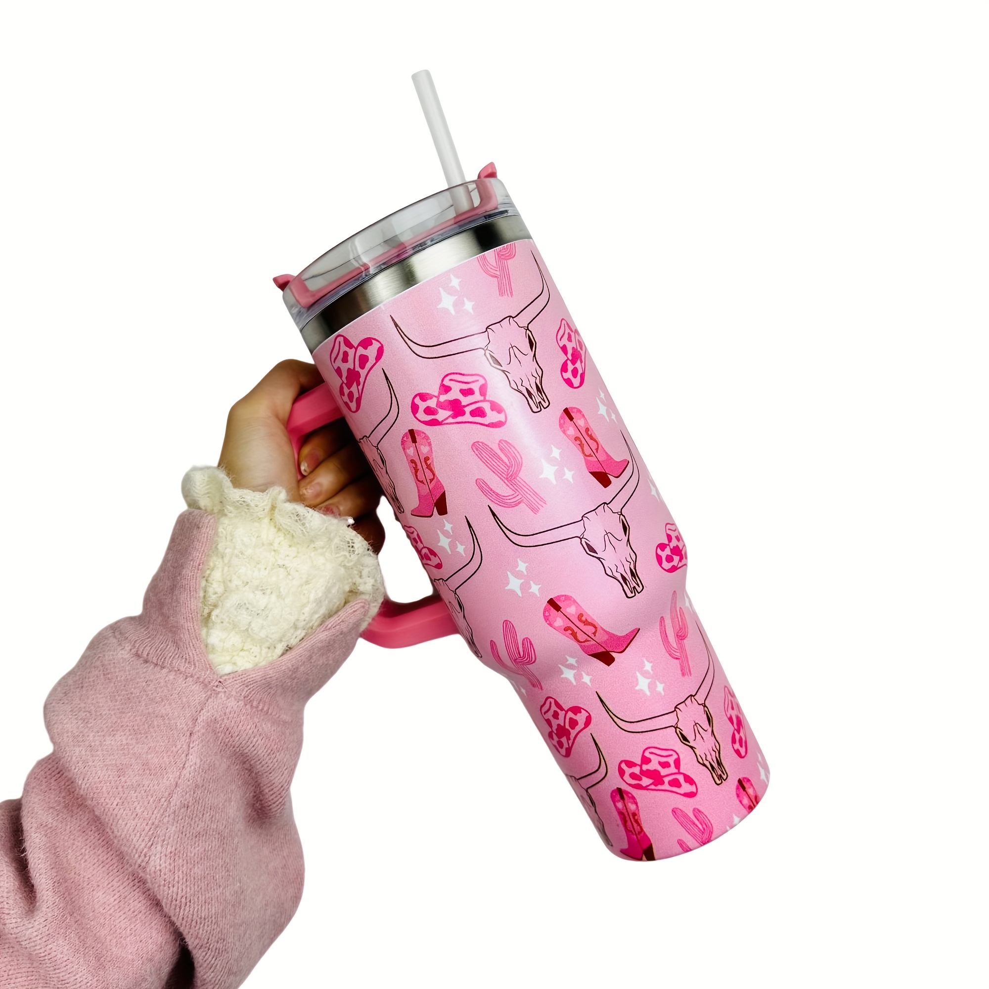 Home Tune Cute Glitter Tumbler Cups with Lid and Straw, Double Wall  Insulated Acrylic Cup, 22 oz / 650ml (Unicorn)