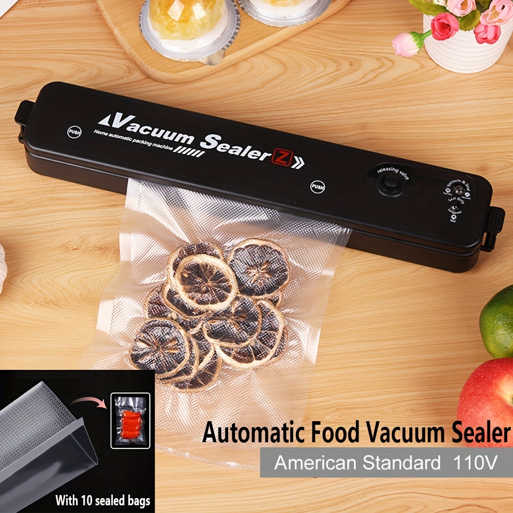 Food Vacuum Sealer Vacuum Packaging Machine For Household 220V Automatic  Food Vacuum Sealer Packer With 50pcs Vacuum Storage Bag