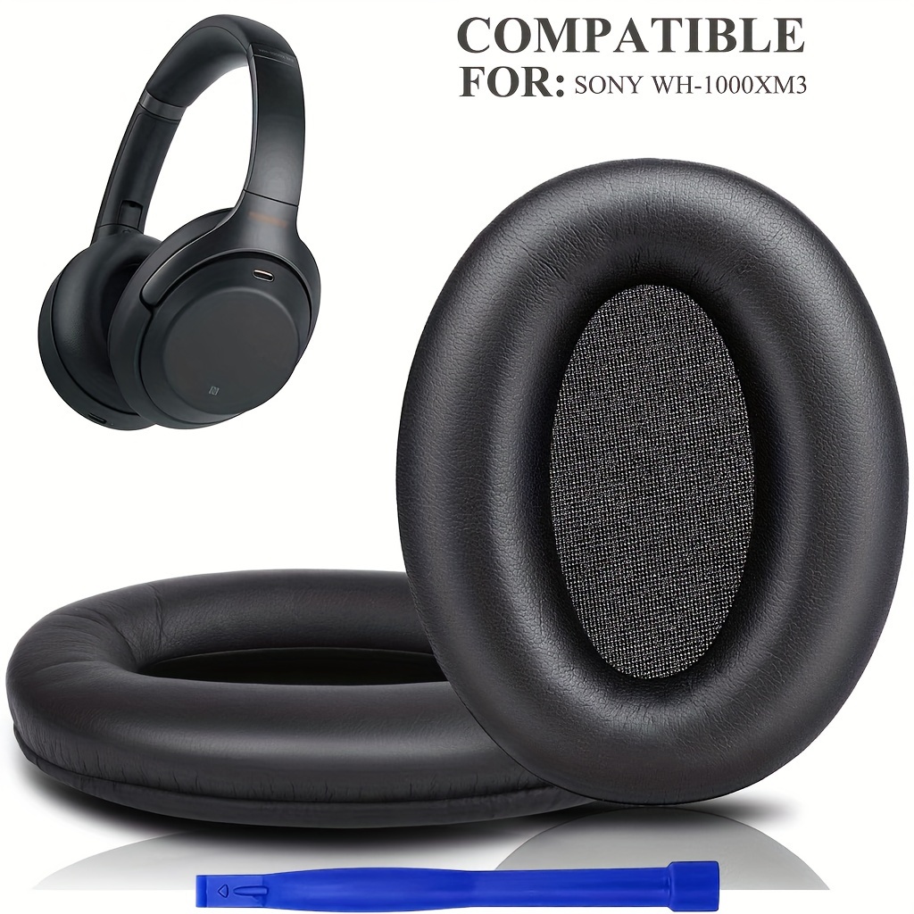 Comprar Almohadillas duraderas para auriculares Sony WH-XB910N,  almohadillas de repuesto, cojín, funda de esponja de espuma de cuero  proteico suave