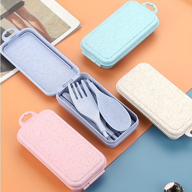 Baby Lunch Box With Cutlery Set And Straw Cute Cat Claw - Temu