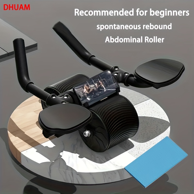 Get Fit Toned Abdominal Roller Wheel Knee Pad Perfect Home - Temu Canada