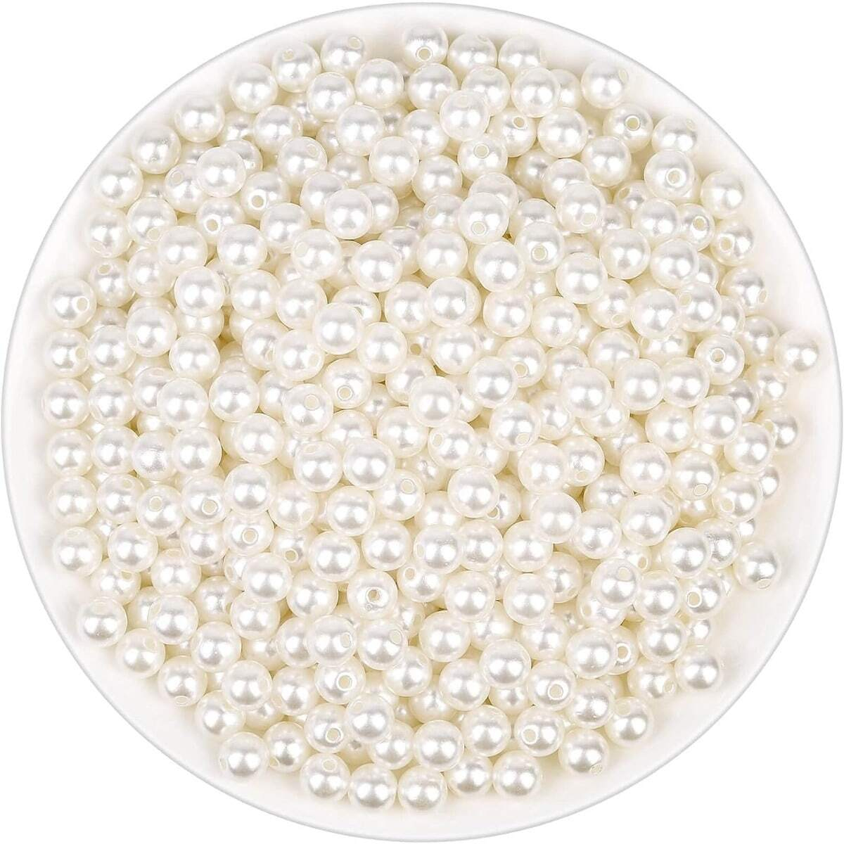  Ankom 3-4mm Tiny Freshwater Pearl Beads Small Natural White  Pearls Seed Bead for Jewelry Making DIY Bracelet Necklace Rings Gift 36cm -  (Color: White, Item Diameter: About 3-4mm) : Arts, Crafts