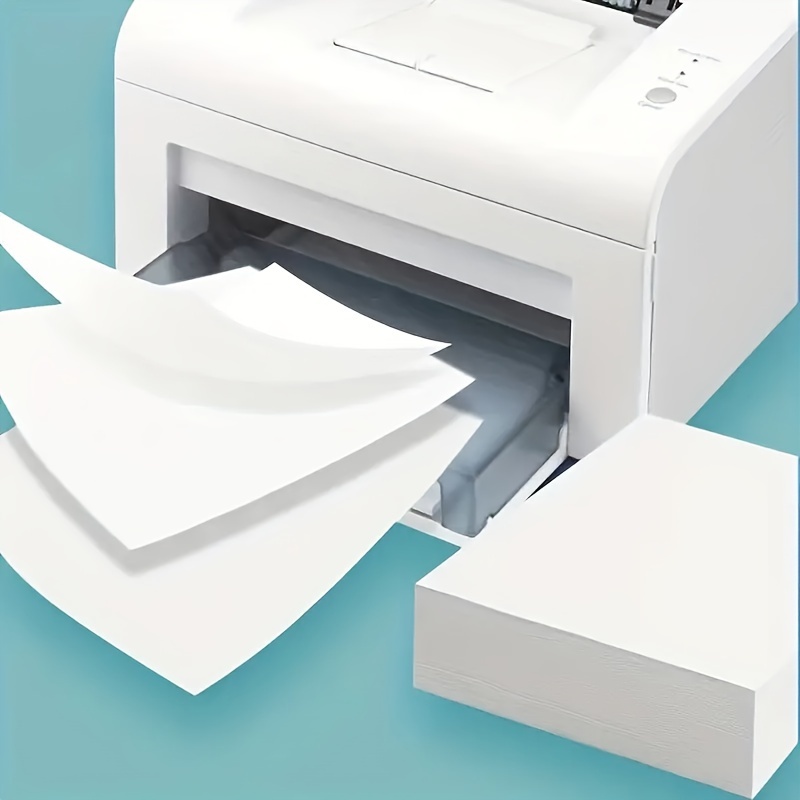  Odaro Papel de impresora térmica de 8.5 x 11 pulgadas, papel de  tamaño carta de EE.UU., multiusos, blanco de oficina, 100 hojas, compatible  con M08F, MT800, MT800Q y otras impresoras portátiles 