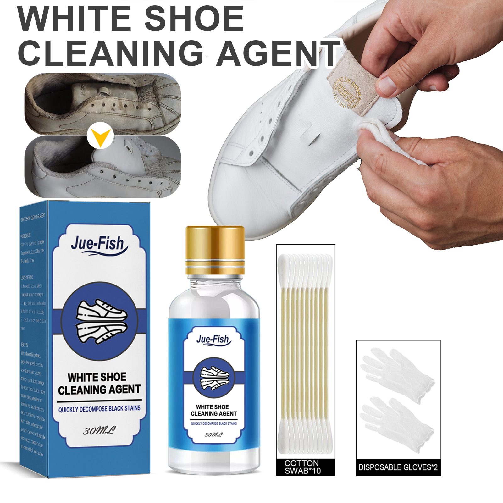 NEWKIBOU Limpiador de zapatos blanco, crema multifuncional de limpieza y  eliminación de manchas, limpiador de zapatos blancos, crema de limpieza –  Yaxa Colombia