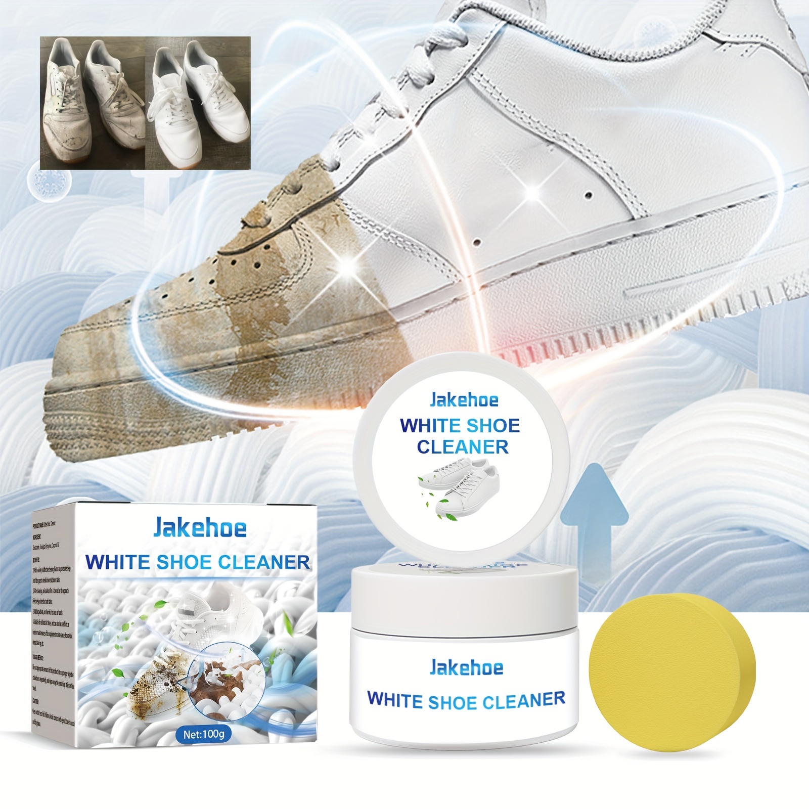 Mineatig Kit Pulizia Scarpe, Detergente Per Scarpe Bianche, Detergente Per  Scarpe Bianco, Crema Per La Pulizia Delle Scarpe, Scarpe Sportive E Di Tela  Per La Casa, I Viaggi, Il Dormitorio : 