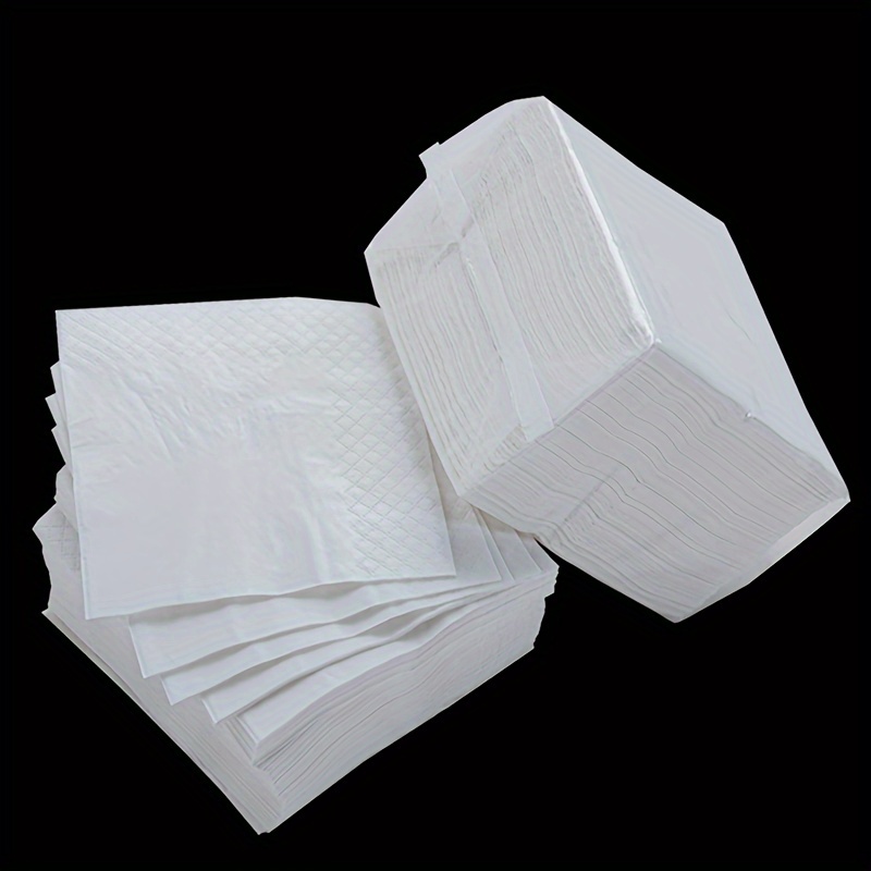  Toallas de mano desechables para baño (paquete de 100) – Toallas  de papel de baño de lujo para invitados y servilletas desechables – Toallas  de mano de papel de tacto de