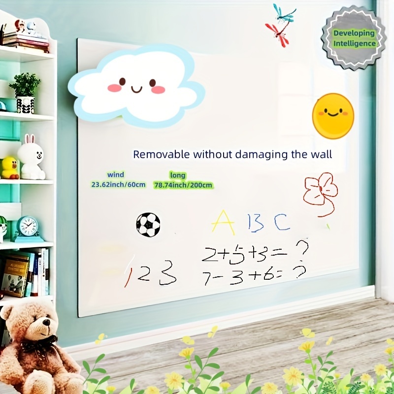 Whiteboard Sticker For Wall Whiteboard Wall Paper Peel And - Temu  Philippines