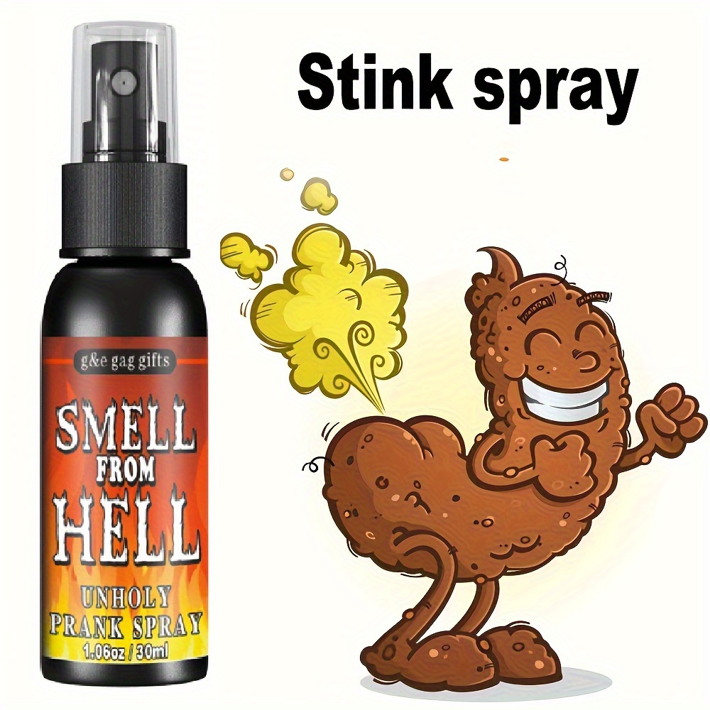 Pulvérisation Malodorante Puante Farce Blague Jouets Accessoires De Farce  Fart Spray Stinky Smelly Spray Prank Blague Jouets Party Favors Halloween  Poisson D'avril Props Gag 