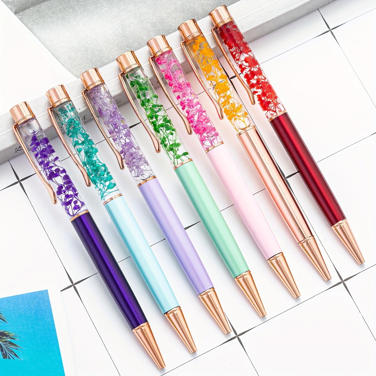 10/30/50pcs 0.5mm Creative Gel Pens Sun Flower Color Changing Pen Silicone  Ballpoint Gel Black Pen Writing Tool School Stationy - AliExpress