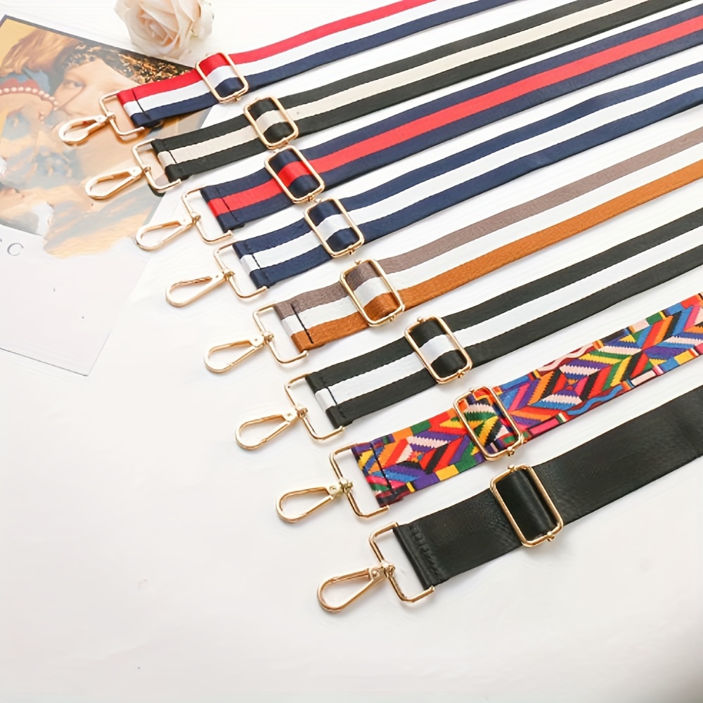 Boho Style Adjustable Shoulder Strap, Ethnic Handbag Replacement Belt,  Floral Pattern Wide Purse Strap - Temu