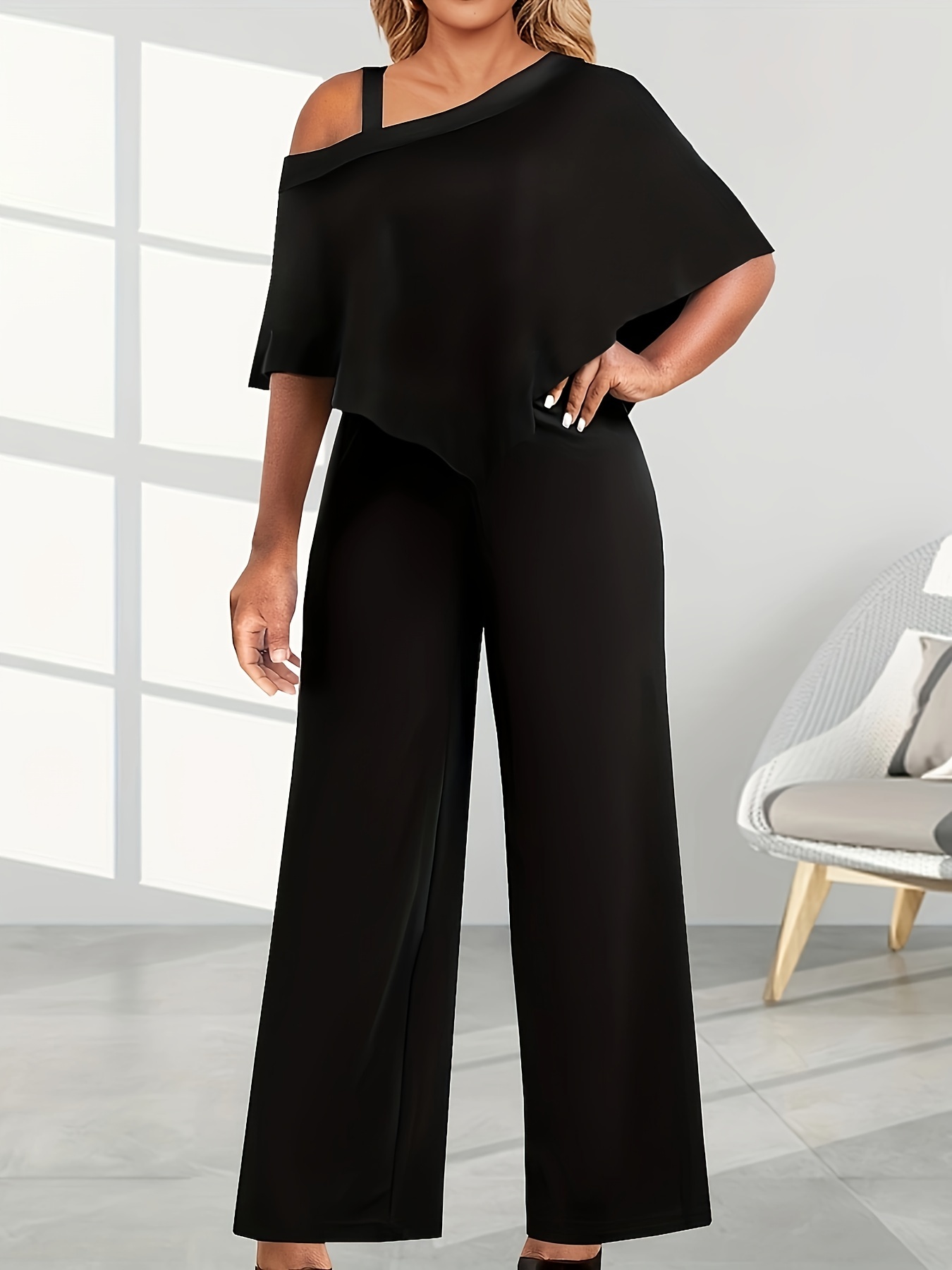 Plus size one discount piece pant suits