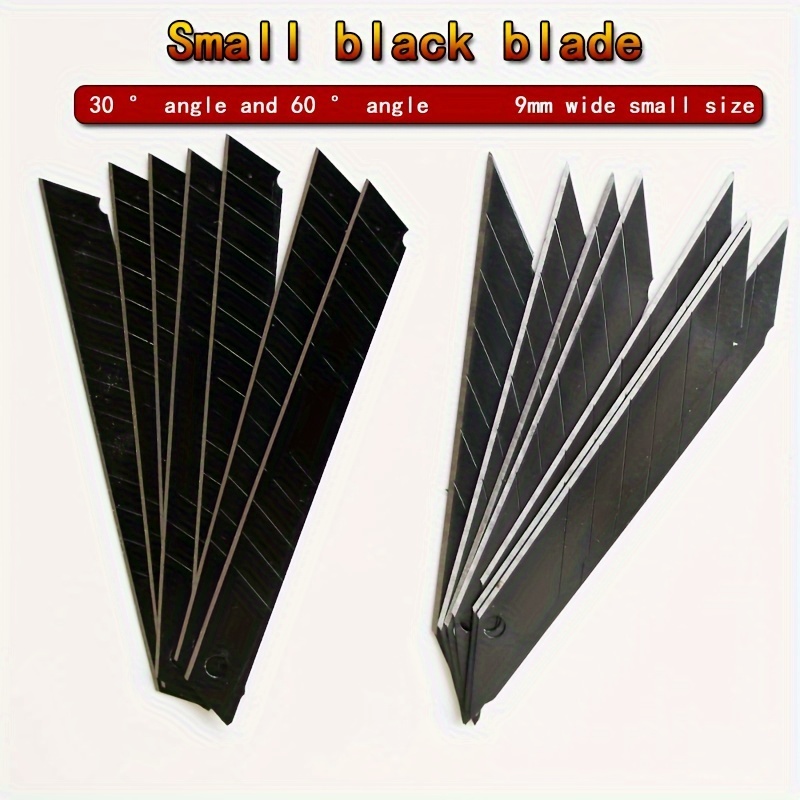 Cutting edge Snap Off Blades Retractable Black Replacement - Temu