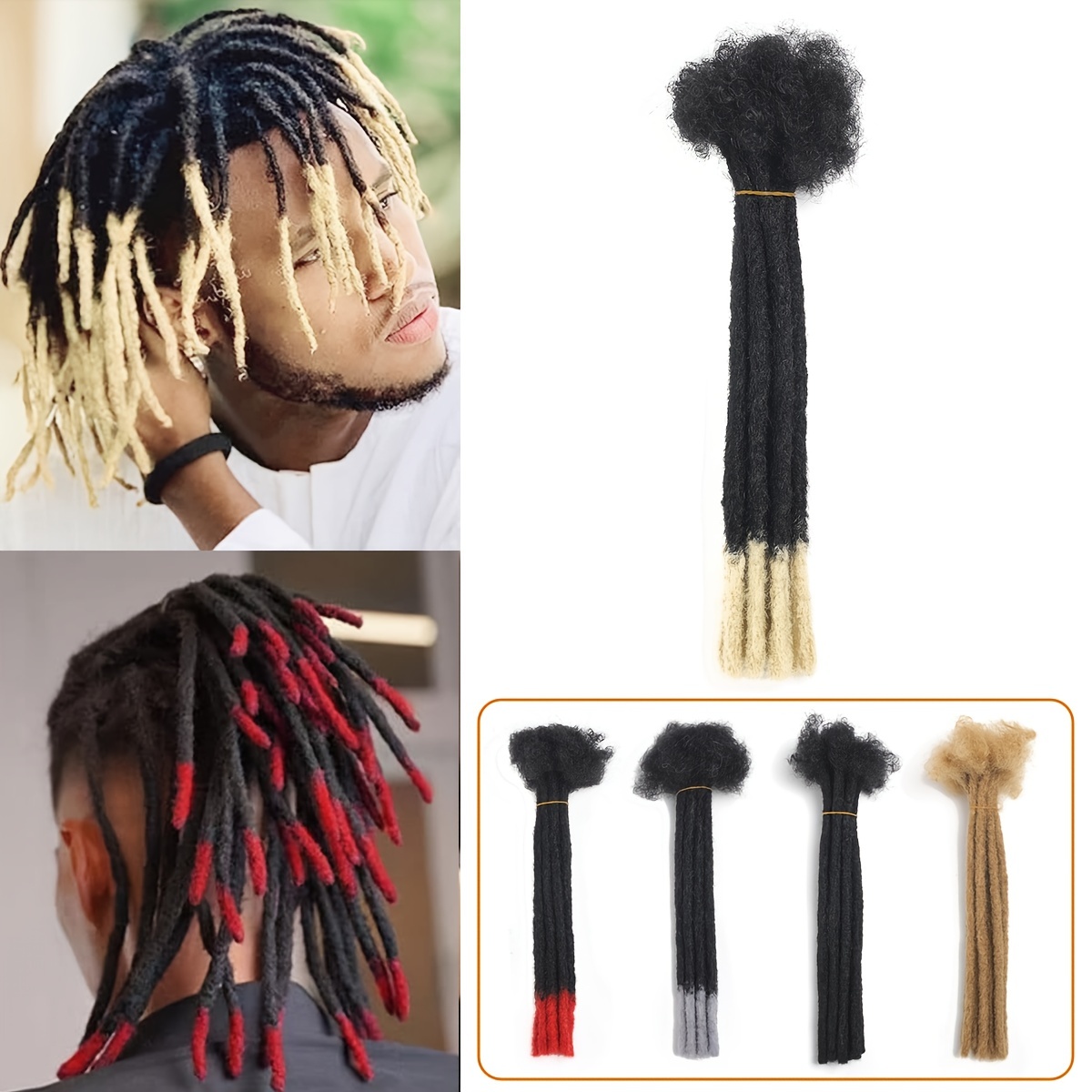 DSoar Crochet Dreadlock Extensions Black Men and Women With Dreads  Hairstyles 40 PCS Reggae Hair 20 Inch